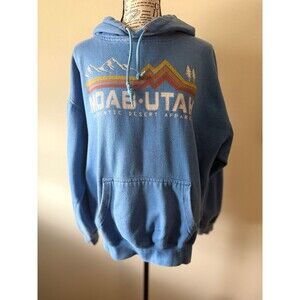 Prairie Mountain Moab Utah Graphic Hoodie Large
